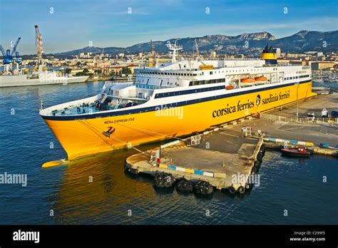 Ferry to Corsica and Sardinia .